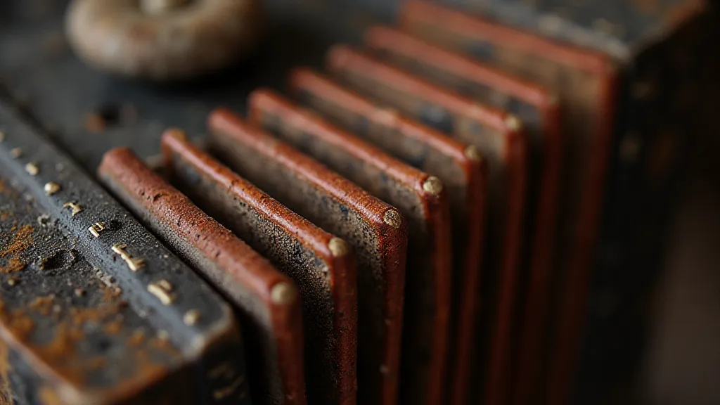 Antique accordion bellows