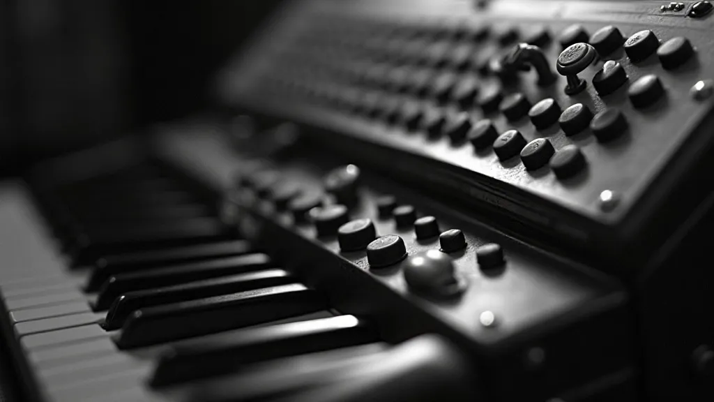 Antique accordion detail