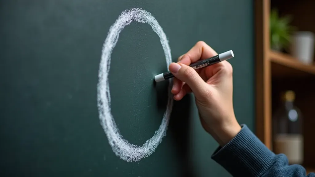 Chalkboard lettering demonstration